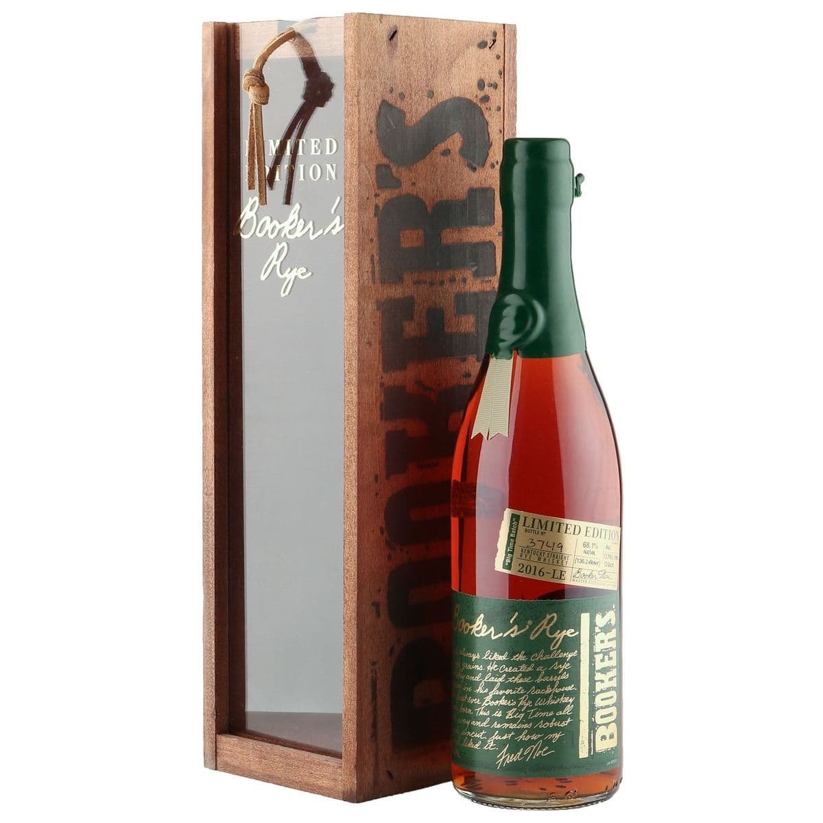 Booker's 13 Year Old Rye Whiskey 2016 Limited Edition