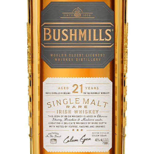 Bushmills 21 Year Old Three Woods Single Malt Irish Whiskey - Image 2