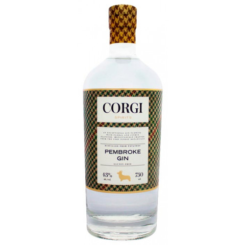 Corgi Pembroke Gin – Bright Floral & Citrus Craft Gin (750 ml)