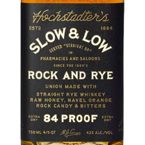 Hochstadter's Slow & Low Rock and Rye Straight Rye Whiskey - Image 2