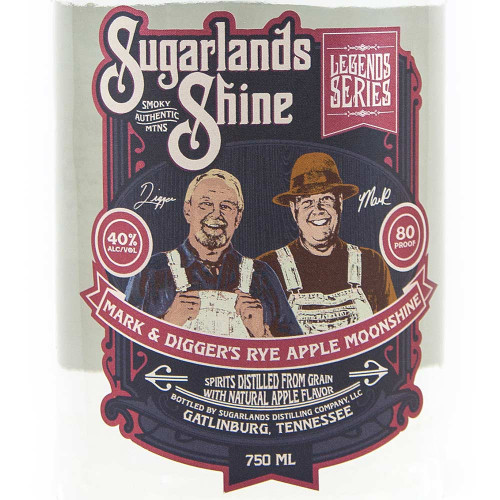 Sugarlands Shine Mark and Digger's Rye Apple Moonshine - Image 3